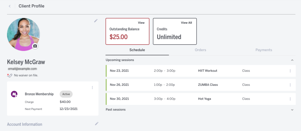Upper hand – product update upper hand client profile pages