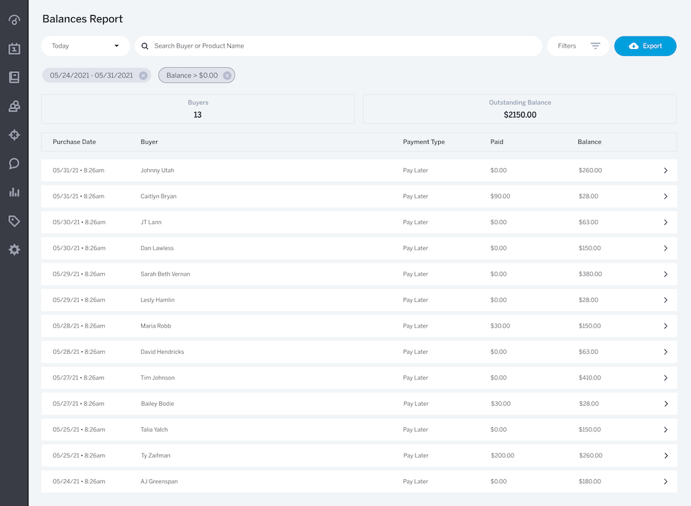 – upper hand Upper hand – balances report upper hand