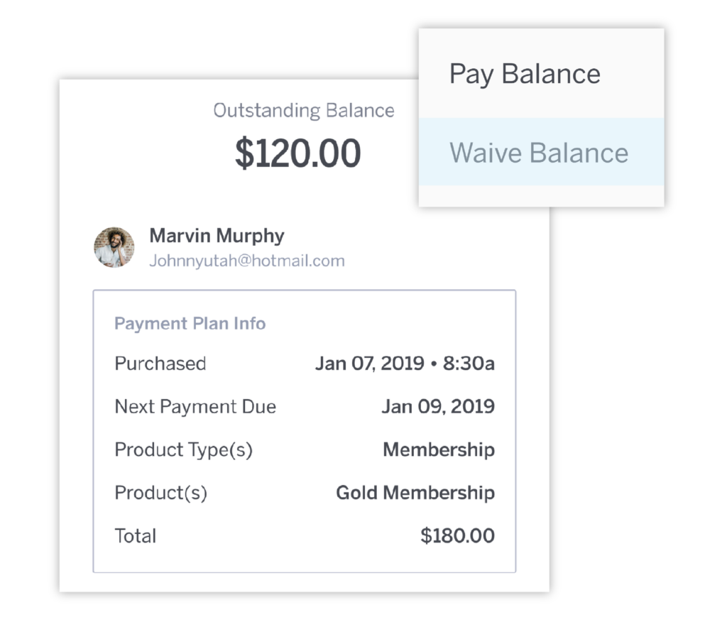 Upper hand – product innovation: waive payments