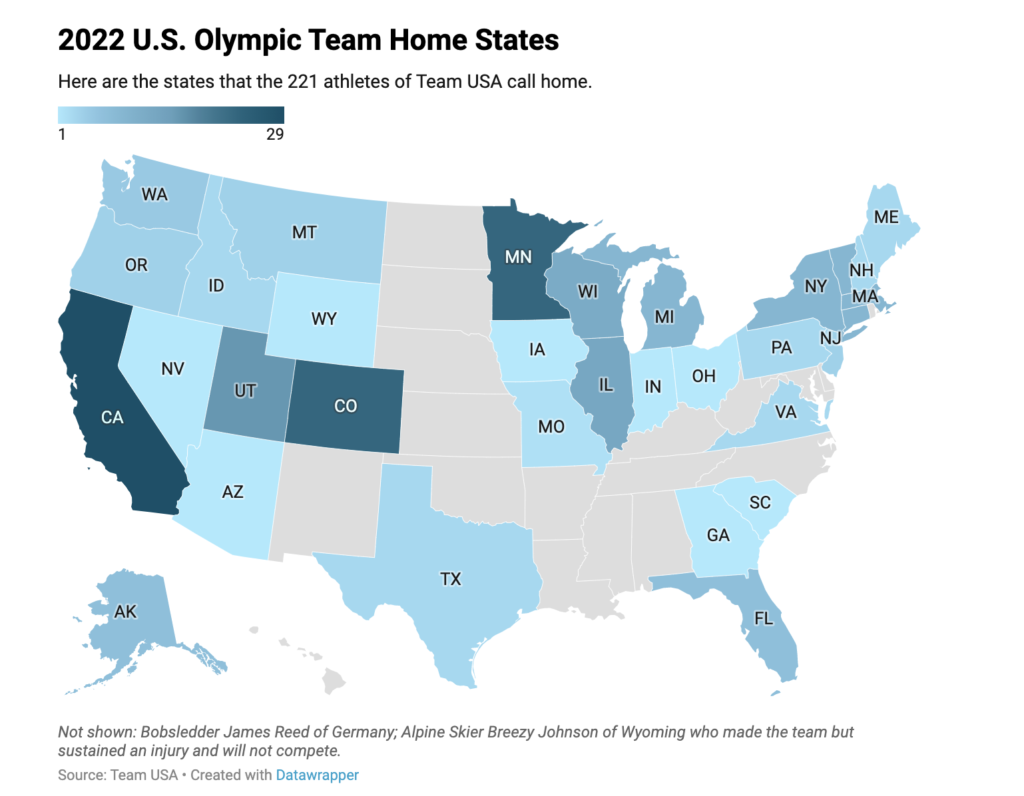 – upper hand Upper hand – map of team usa athletes