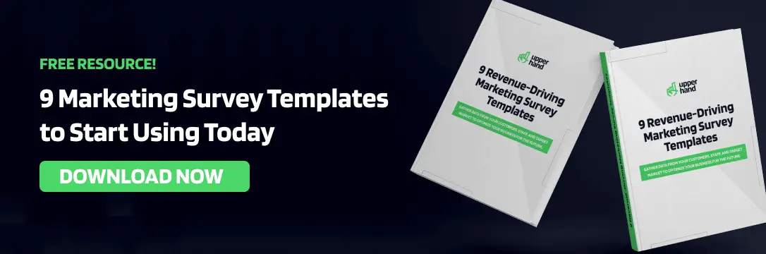 Upper hand – marketing survey template