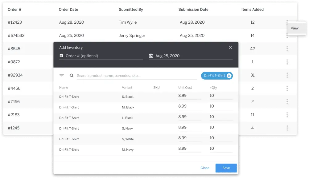 Upper hand – upper hand – order tracking management