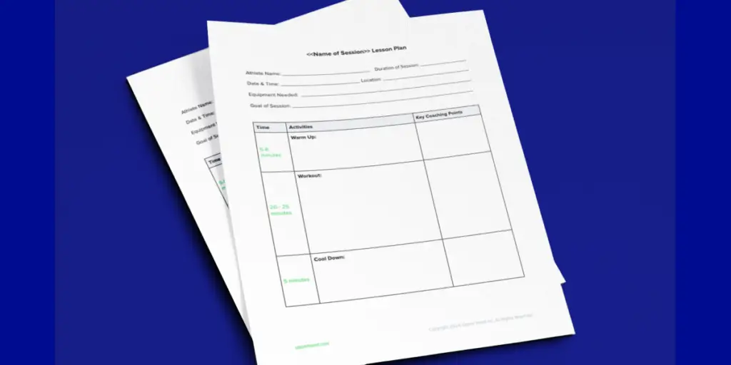 Sports lesson plan templates image 1 – upper hand – upper hand Upper hand – upper hand –