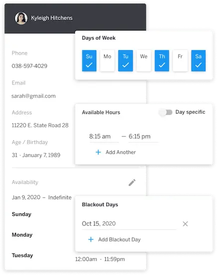 Upper hand – upper hand – staff facility availability scheduling
